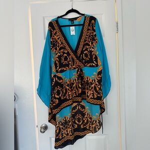 NWT ASHLEY STEWART PONCHO TOP